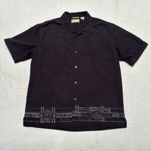 Men's Black Short Sleeve Shirt